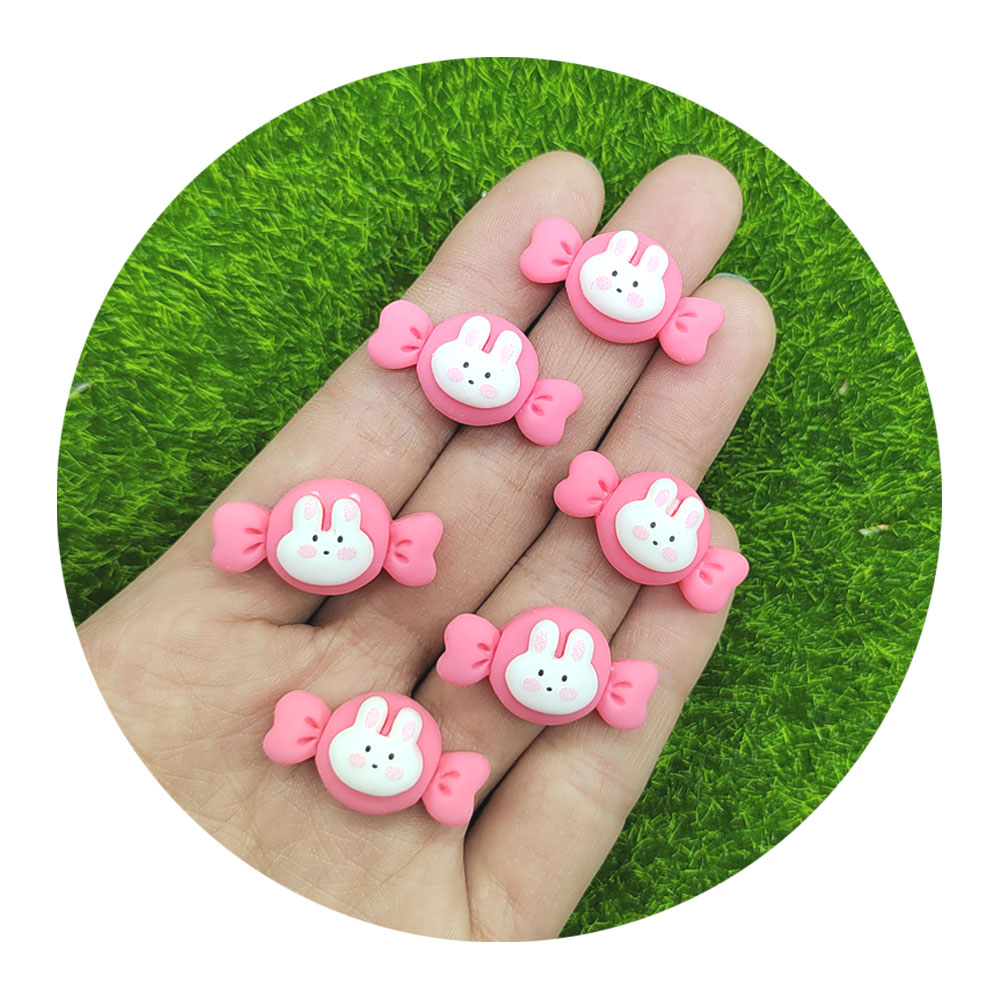 Embellishments For Scrapbooking - 20/50/100PCS Ostern Harz Mini Kaninchen Süßigkeiten