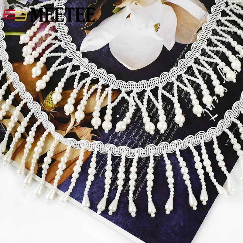 Fringe Ribbon Sewing - 1/2 Yards Perle Perlen Quaste Fransen