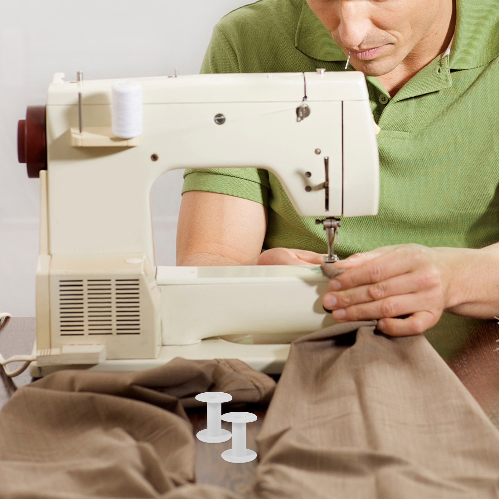 10 Stück Kunststoffspulen, wei – Embroidery Craft Bewertung und Preis