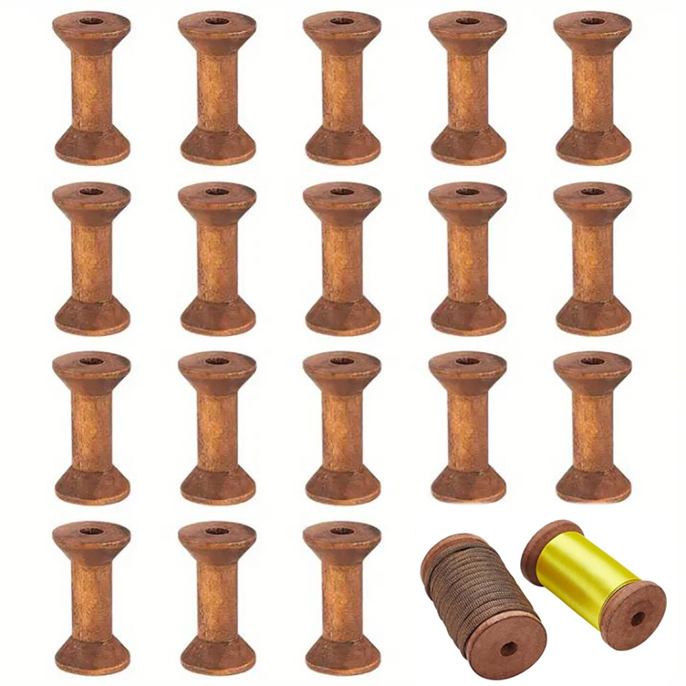 10/20 Stück Mini-Holzspulen Le – Organza Ribbon Spool Bewertung und Preis