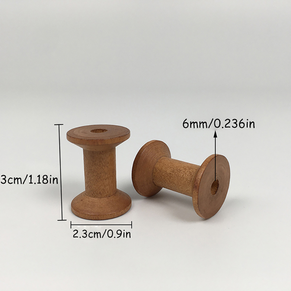 10/20 Stück Mini-Holzspulen Le – Organza Ribbon Spool Bewertung und Preis