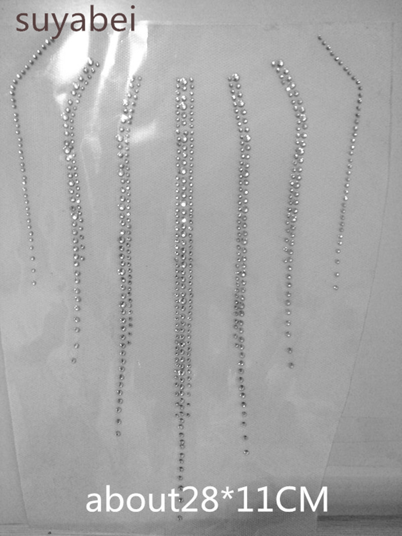 2 Stück/Set Wasserfall-Ausschn – Hotfix Rhinestone Sheet Bewertung und Preis