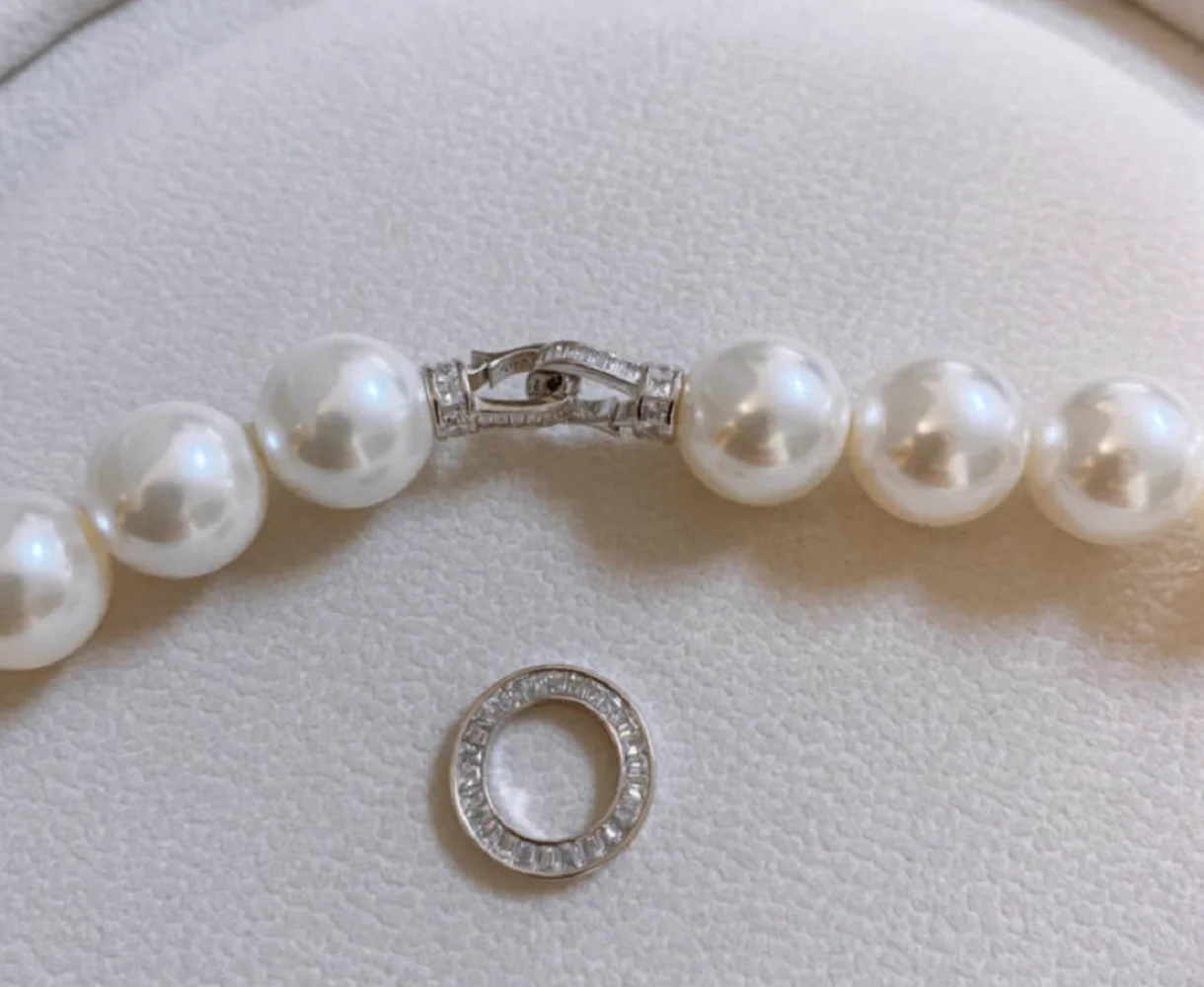 Wunderschöne AAAA++9-10mm 10-1 – Pearl Trim Chain Bewertung und Preis