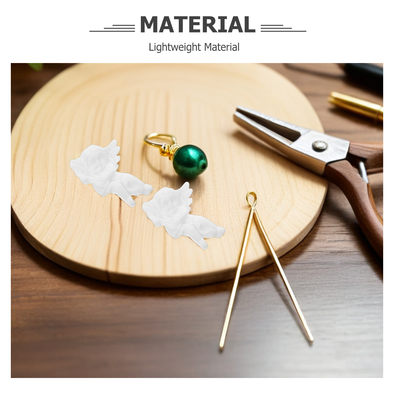 100 Stück Harz-Engel-Miniature – Christmas Craft Embellishment Bewertung und Preis